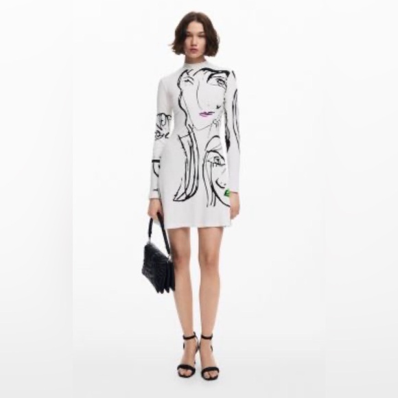 Desigual Dresses & Skirts - NWOT Desigual Face Art dress